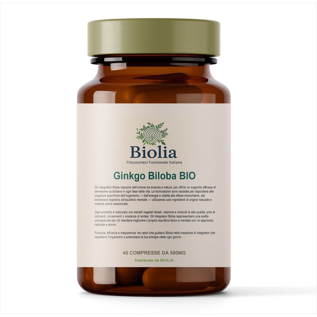 Ginkgo Biloba Natural 60 cps da 500mg
